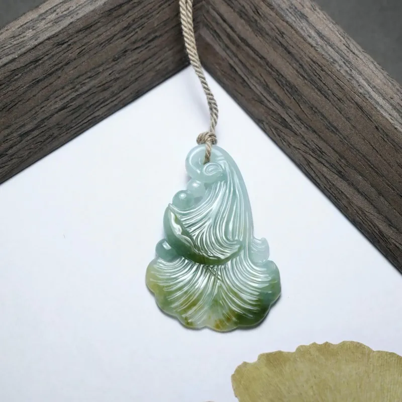Jade Is Boundless Ice Glutinous Jadeite Necklaces Unisex-2