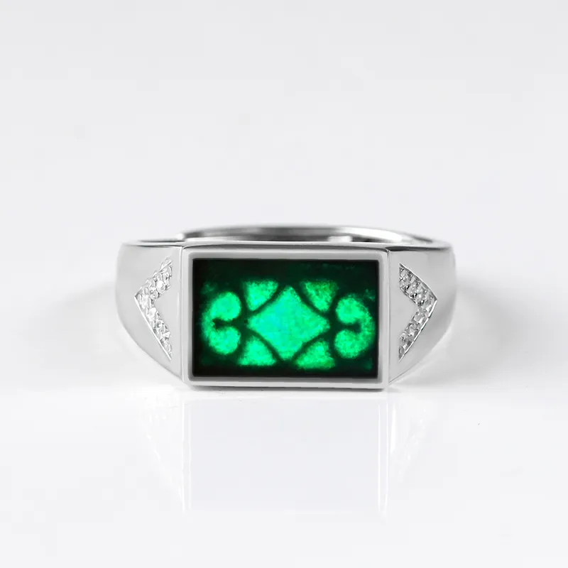 Jade Is Boundless Glutinous Jade Jadeite Rings Unisex-1