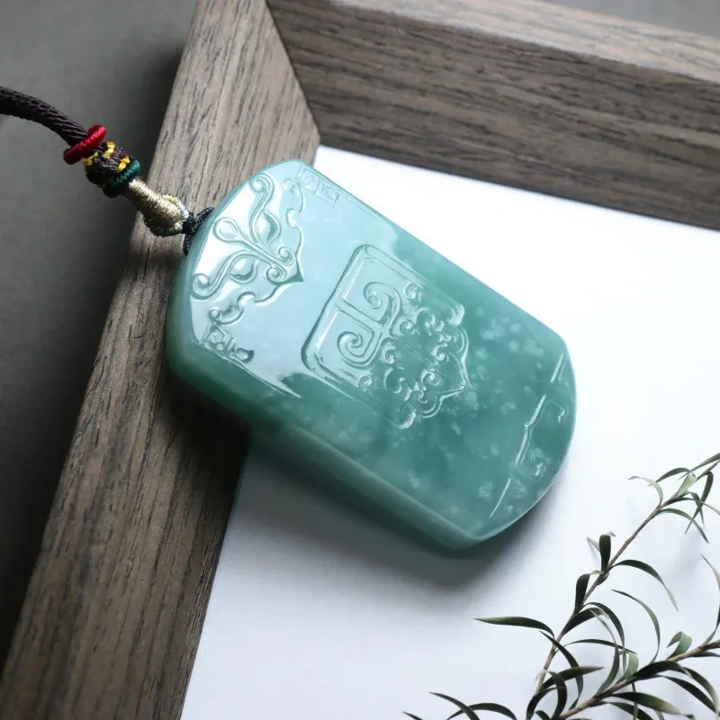 Jade Is Boundless Glutinous Jade Jadeite Necklaces Unisex-5