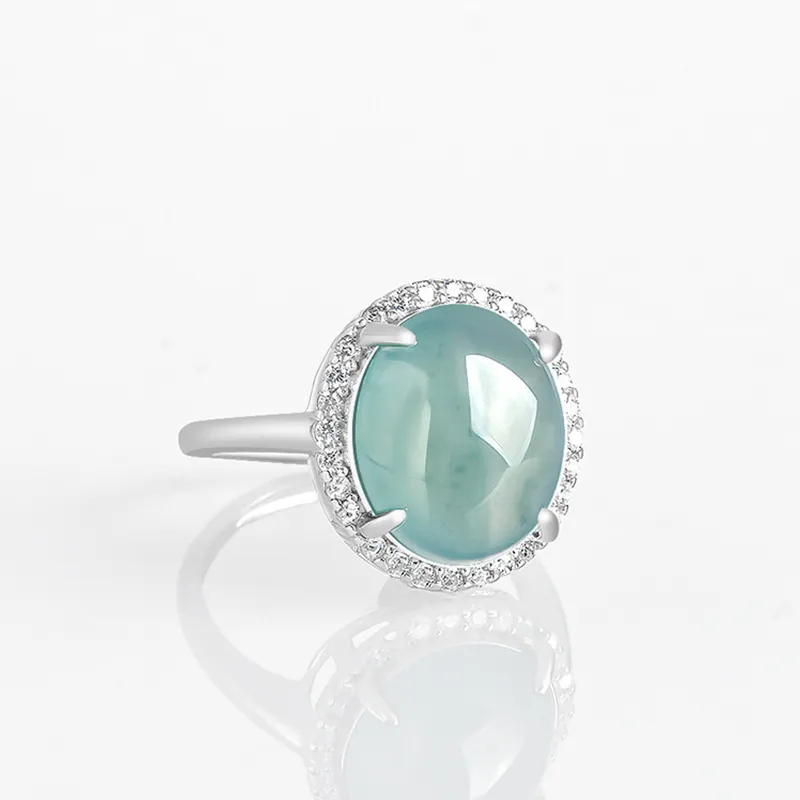 Jade Is Boundless Ice Glutinous Jadeite Rings Women's-1