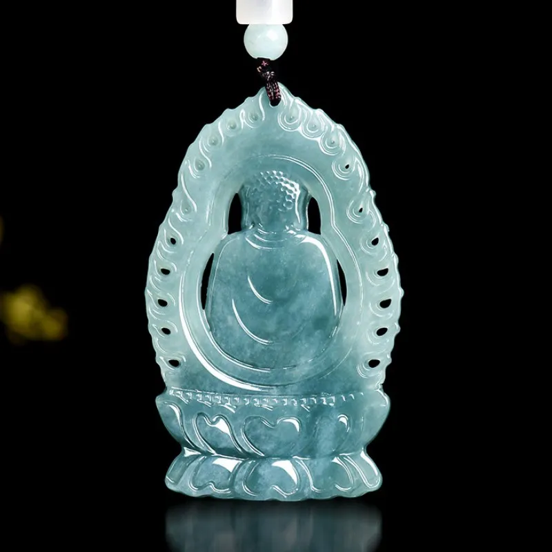 Jade Is Boundless Ice Glutinous Jadeite Necklaces Unisex-3