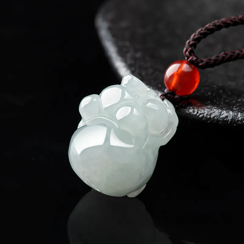 Jade Is Boundless Glutinous Jade Jadeite Necklaces Unisex-14