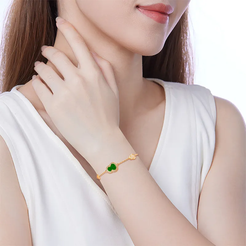 Jade Is Boundless Glutinous Jade Jadeite Bracelets Women's-1