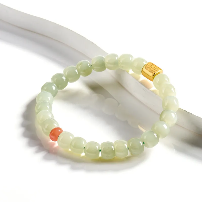 Jade Is Boundless Hetian Jade Bracelets Green Jade Women's-3