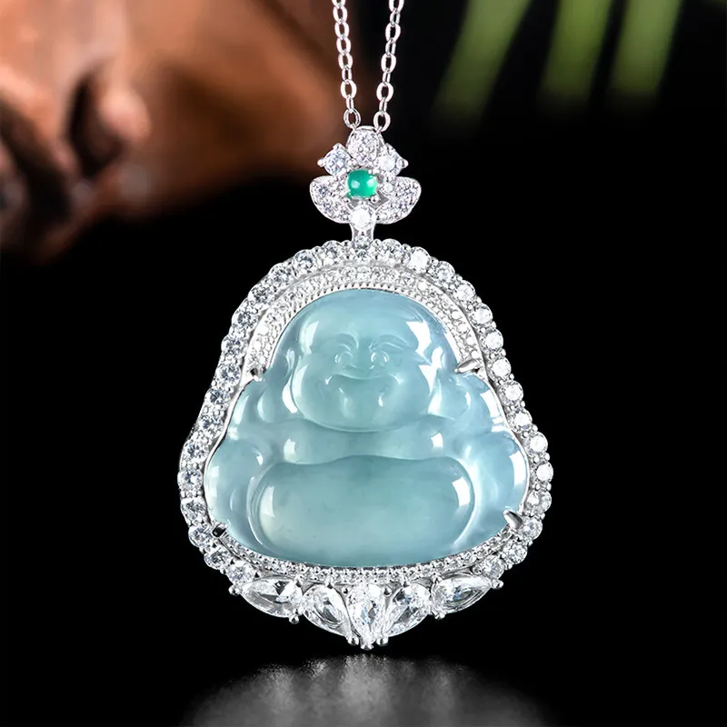 Jade Is Boundless Ice Glutinous Jadeite Necklaces Unisex-2