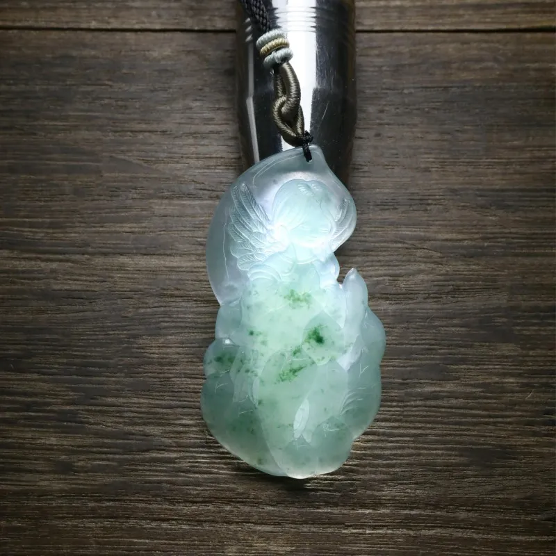 Jade Is Boundless Ice Glutinous Jadeite Necklaces Unisex-1