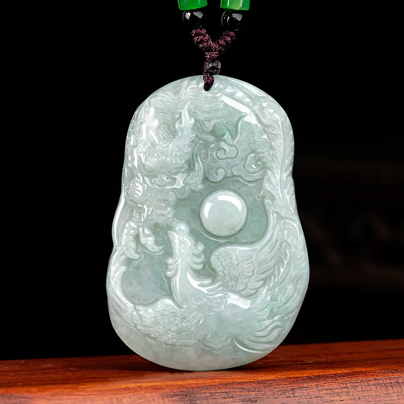 Jade Is Boundless Glutinous Jade Jadeite Necklaces Unisex-3