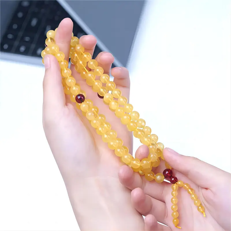 Fan Lan Amber Beeswax Fine Jade Bracelets Unisex-1