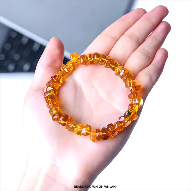 Fan Lan Amber Beeswax Fine Jade Bracelets Women's-3