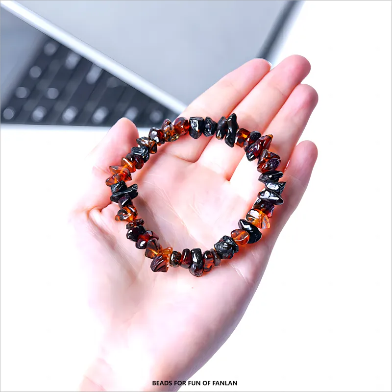 Fan Lan Amber Beeswax Fine Jade Bracelets Unisex-3