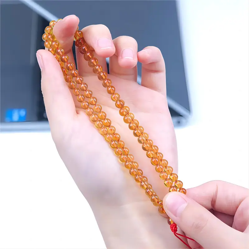 Fan Lan Amber Beeswax Fine Jade Bracelets Unisex-2