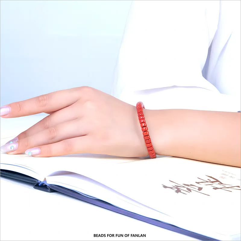 Fan Lan Southern Red Agate Fine Jade Bracelets Unisex-1