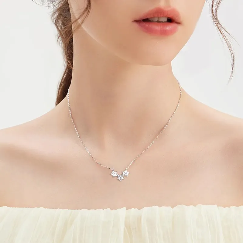 UABA 925 Sterling Silver Necklaces Women's-1
