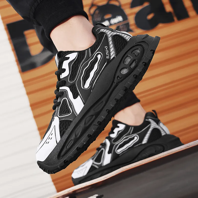 M.M Party Anti Slip Wear Resistant Low Top Chunky Sneakers Men-11