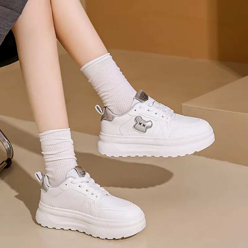 M.M Party Anti Slip Wear Resistant Low Top Skateboard Shoes Women's-6