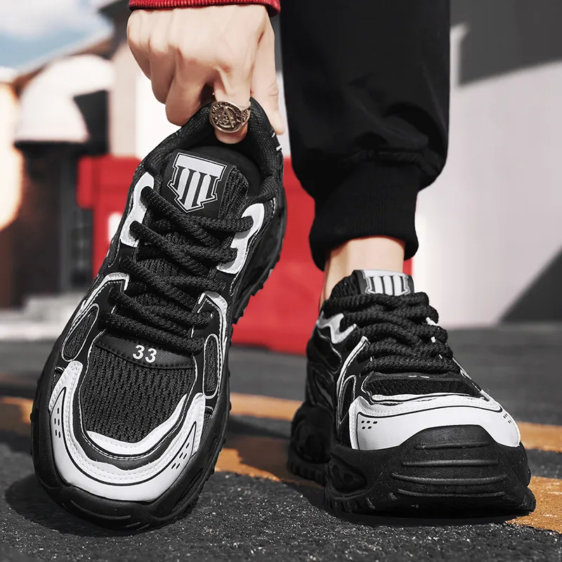 M.M Party Anti Slip Wear Resistant Low Top Chunky Sneakers Men-14