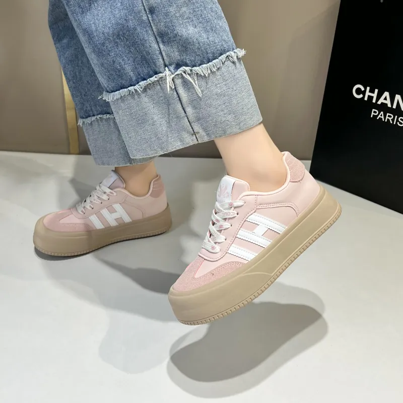 M.M Party Slip Resistant Waterproof Abrasion Resistant Low Top Skateboard Shoes Women's-2