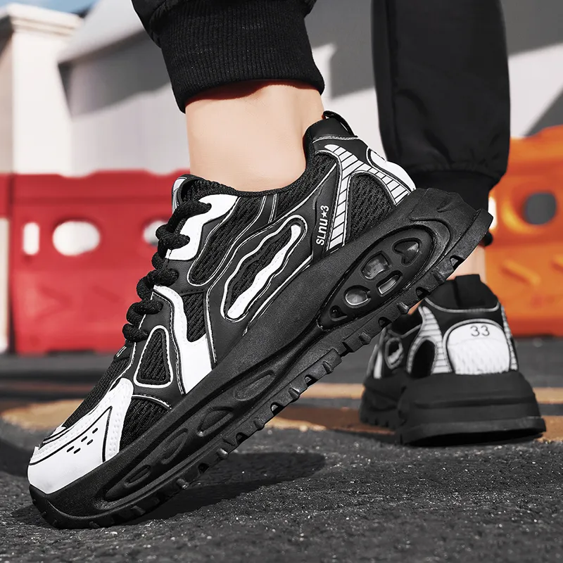 M.M Party Anti Slip Wear Resistant Low Top Chunky Sneakers Men-13