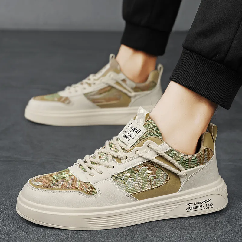 M.M Party Anti Slip Wear Resistant Low Top Skateboard Shoes Men-25