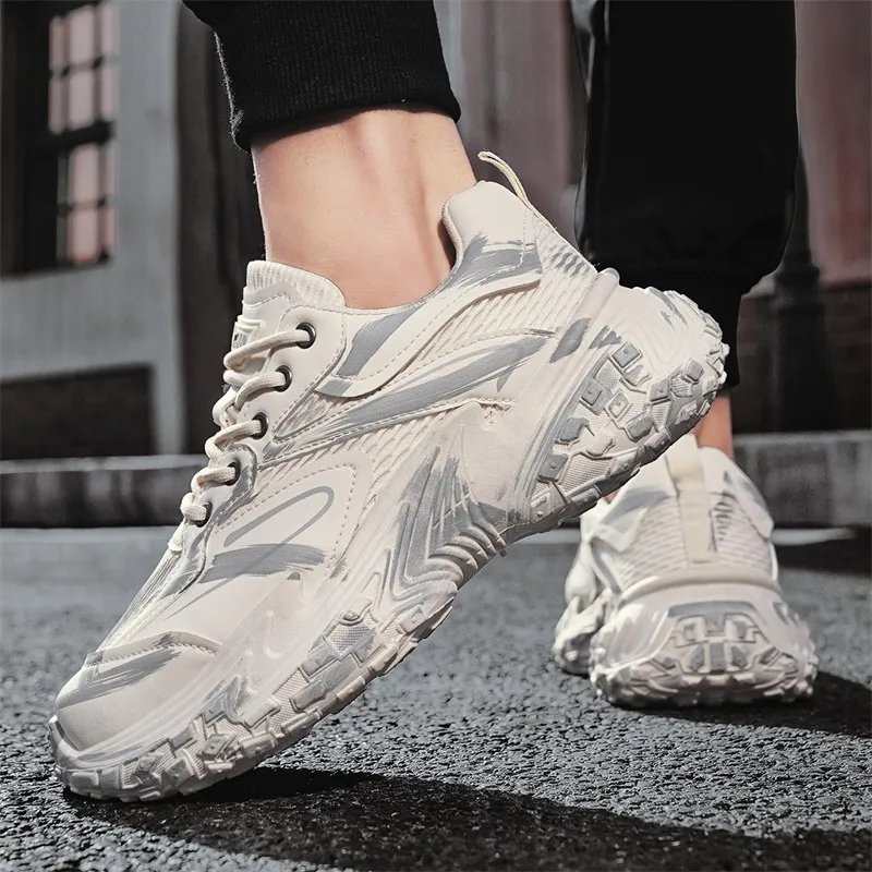 M.M Party Anti Slip Wear Resistant Low Top Chunky Sneakers Men-20
