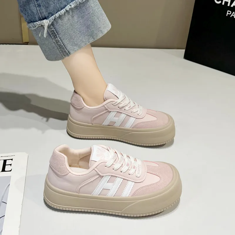 M.M Party Slip Resistant Waterproof Abrasion Resistant Low Top Skateboard Shoes Women's-1