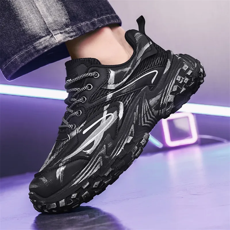 M.M Party Anti Slip Wear Resistant Low Top Chunky Sneakers Men-10
