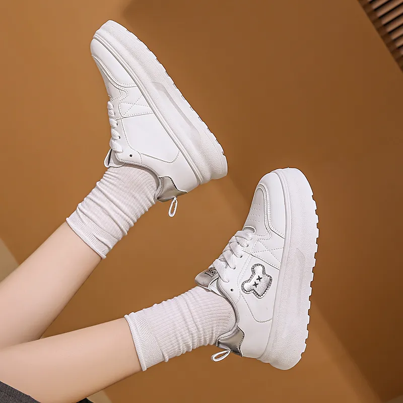 M.M Party Anti Slip Wear Resistant Low Top Skateboard Shoes Women's-7
