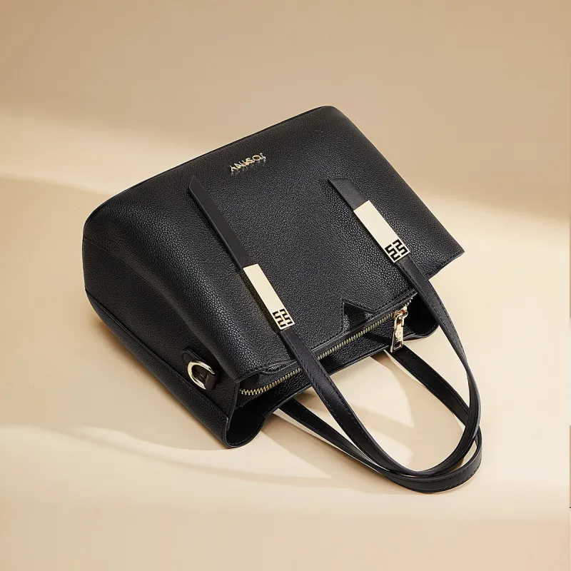 JOSINY PU Handbag Women's Good Luck Red/Vintage Black-11