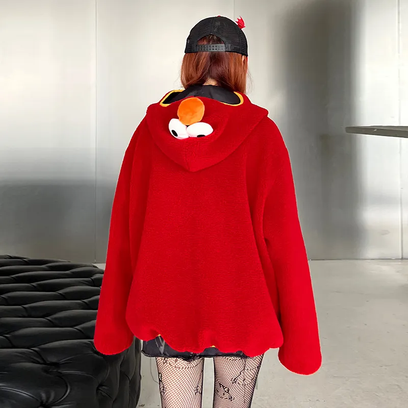 KAKAZZY Puffer Jacket Unisex Red-6