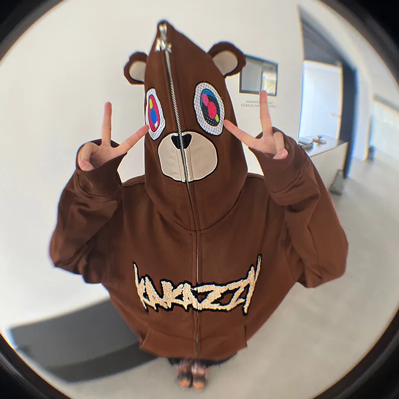 KAKAZZY Sweatshirt Unisex Brown-5