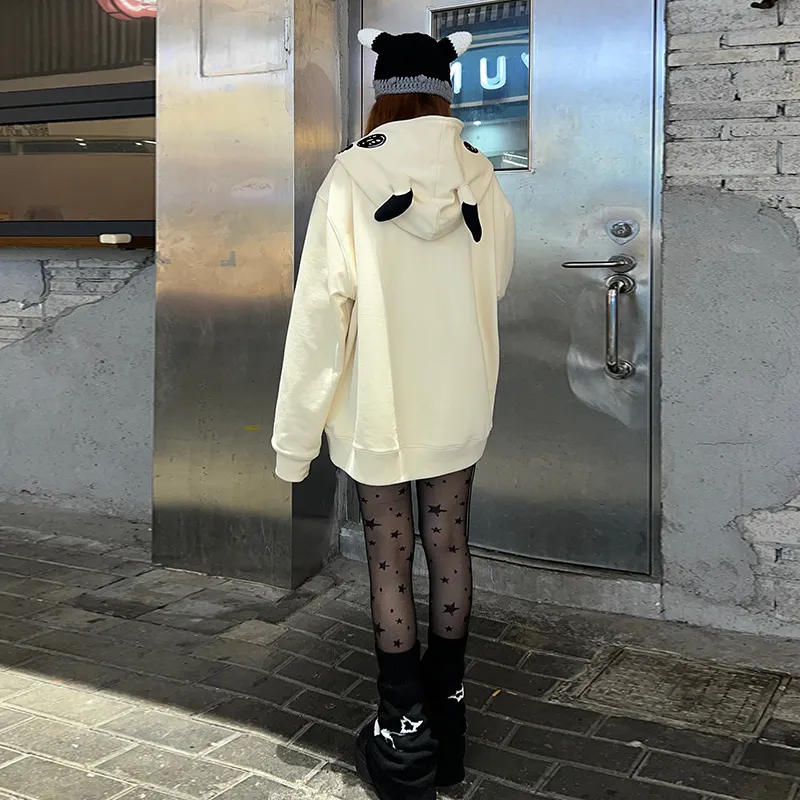KAKAZZY Sweatshirts Unisex Ecru-10