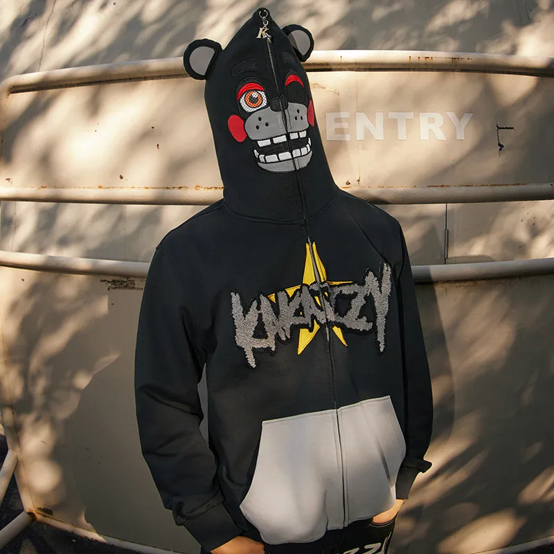 KAKAZZY Sweatshirt Unisex Black-6