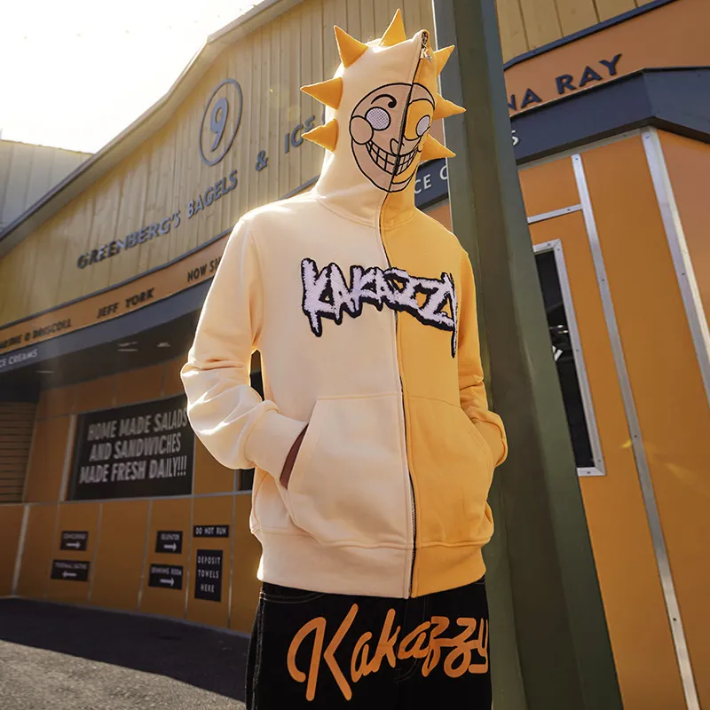 KAKAZZY Sweatshirt Unisex Yellow-7