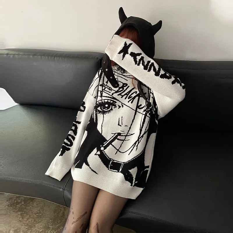 KAKAZZY FW24 Sweater Unisex White-6
