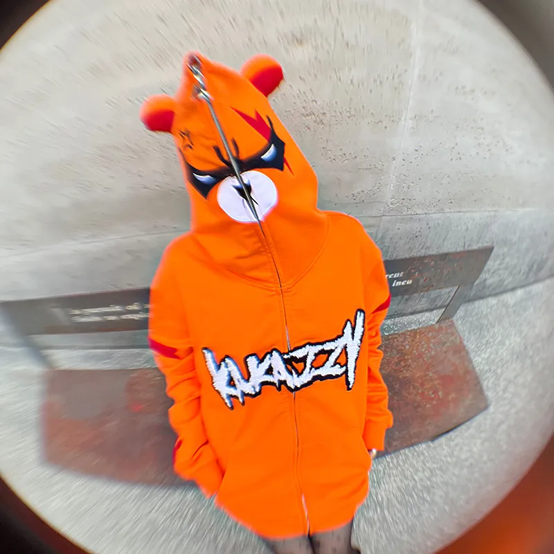 KAKAZZY Sweatshirt Unisex Orange-5