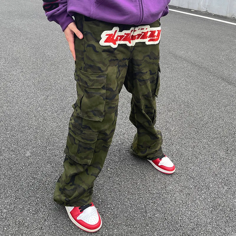 KAKAZZY Cargo Pants Unisex Camouflage-4