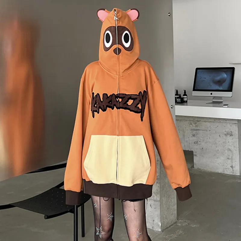 KAKAZZY Sweatshirt Unisex Brown-11