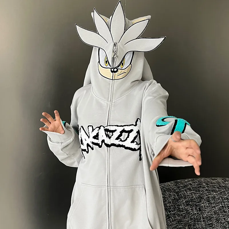 KAKAZZY Sweatshirts Unisex Gray-11
