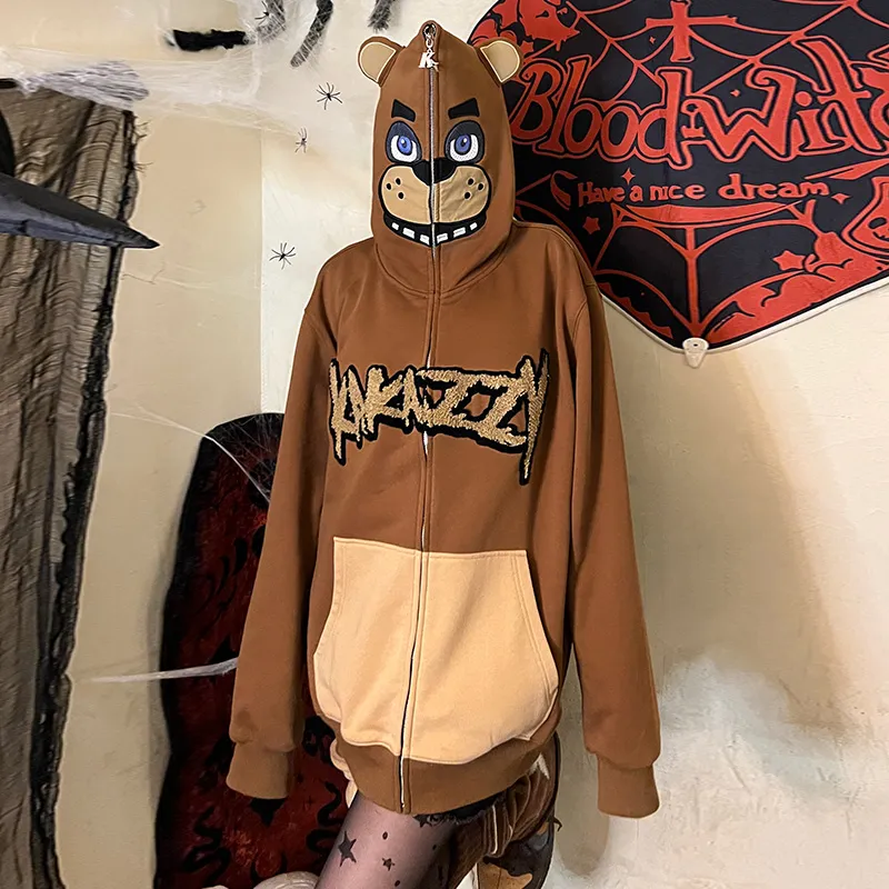 KAKAZZY Sweatshirt Unisex Brown-10
