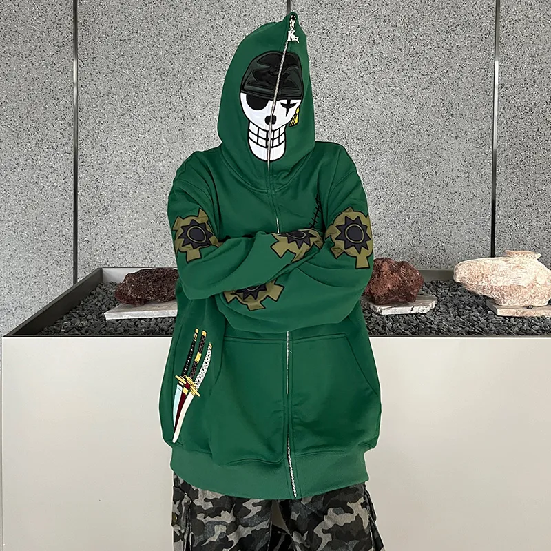 KAKAZZY Sweatshirt Unisex Green-10