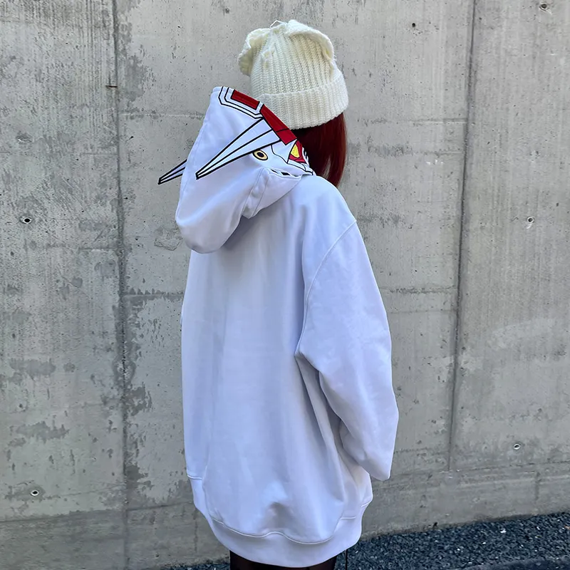 KAKAZZY Sweatshirt Unisex White-7