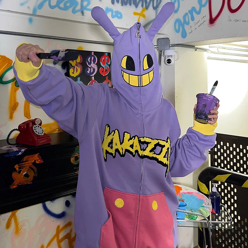 KAKAZZY Hoodie Unisex Light Purple-7
