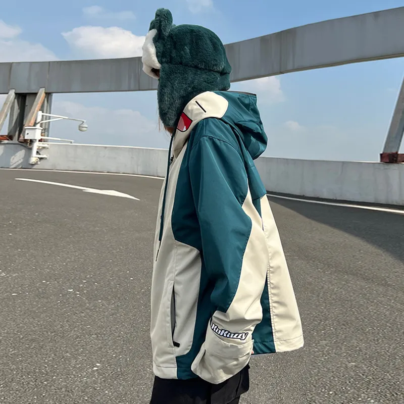 KAKAZZY Jackets Unisex Green-7