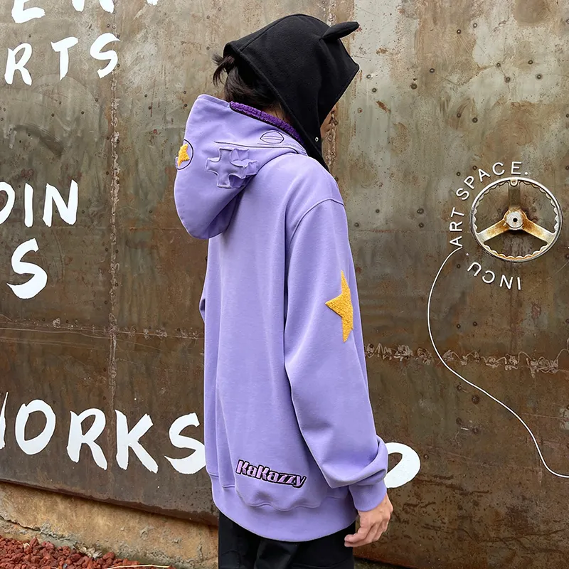 KAKAZZY Sweatshirts Unisex Purple-8