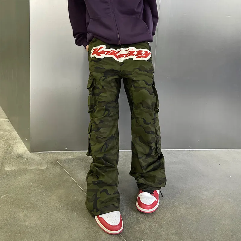 KAKAZZY Cargo Pants Unisex Camouflage-6