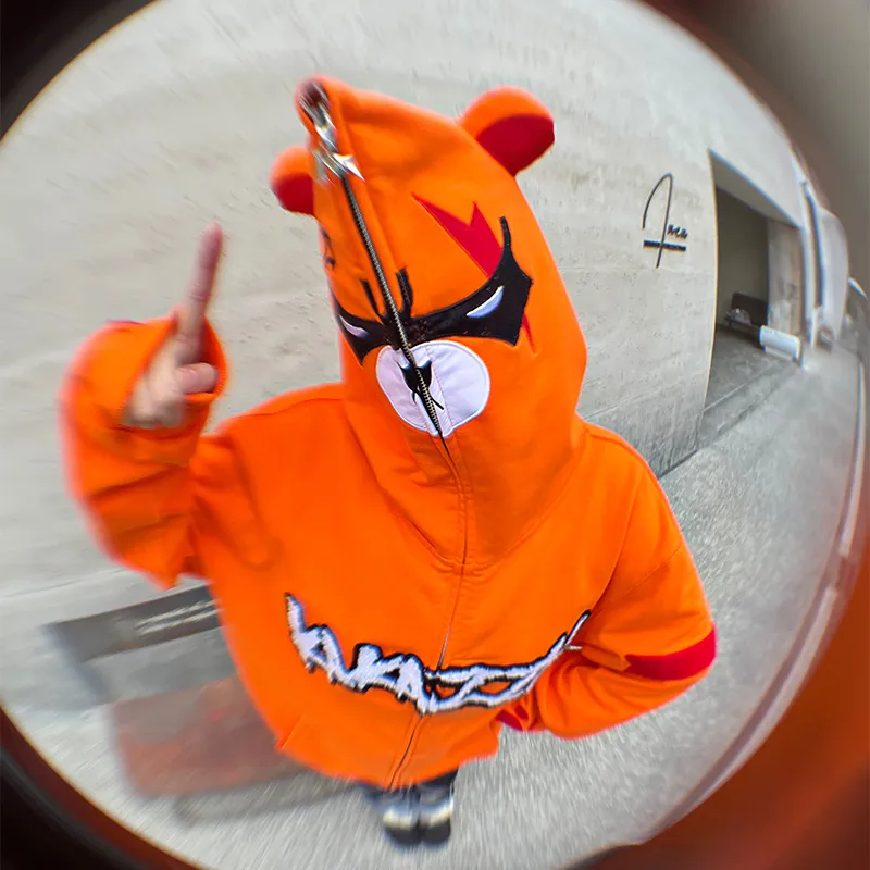 KAKAZZY Sweatshirt Unisex Orange-7