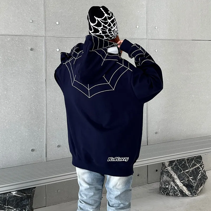 KAKAZZY FW24 Sweatshirt Unisex Dark Blue-10