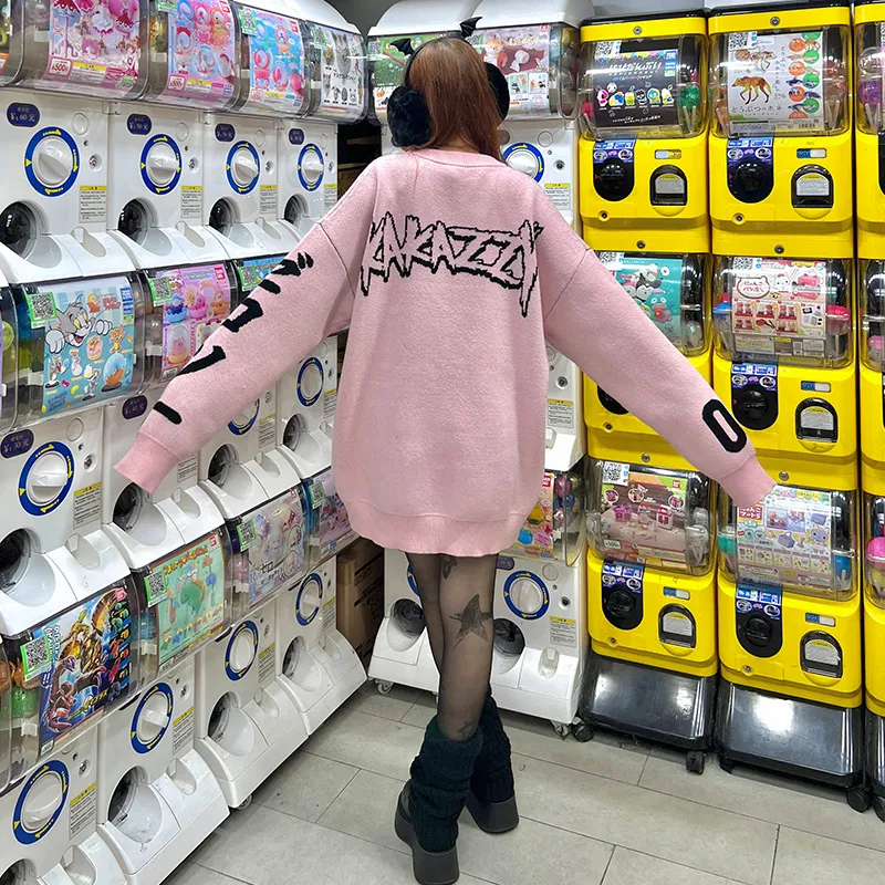 KAKAZZY Sweater Unisex Light Pink-6