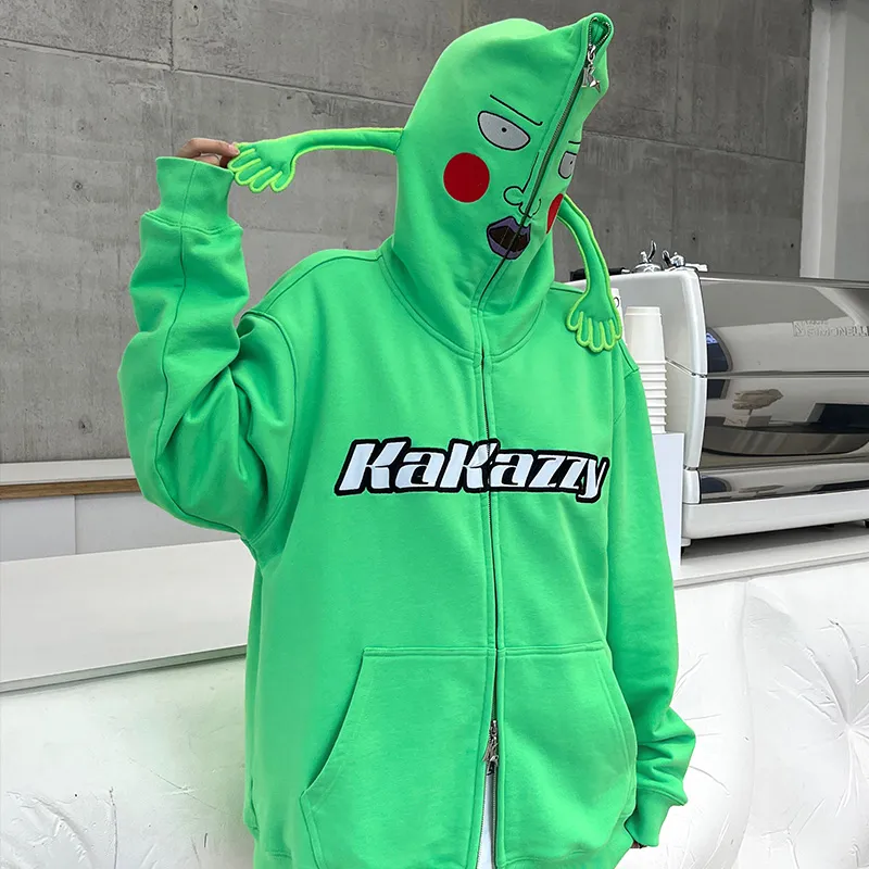 KAKAZZY Sweatshirt Unisex Neon Green-6