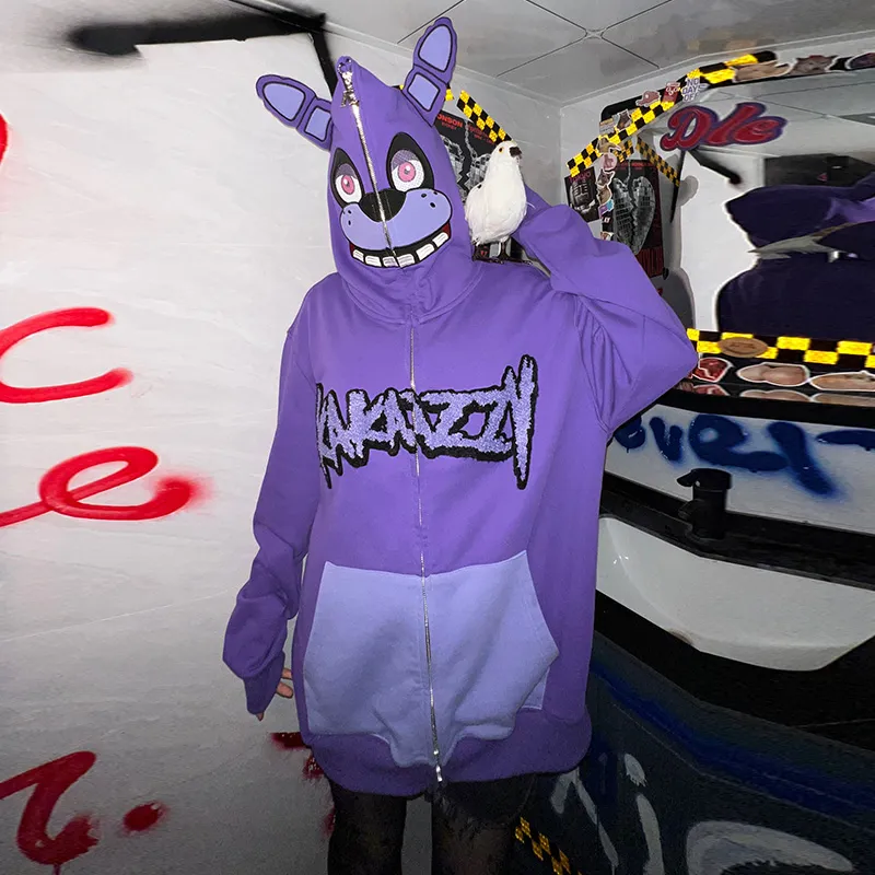 KAKAZZY Sweatshirt Unisex Purple-5